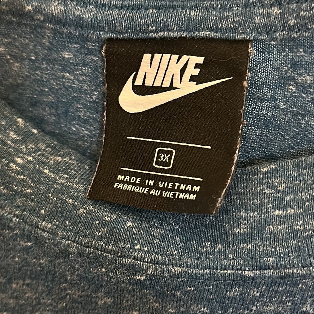 Nike Blue Gym Crew Neck Pullover Plus Sizes - Picture 8 of 8